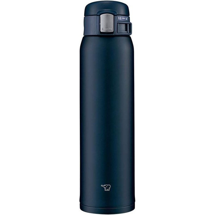Термос-фляга Zojirushi SM-SF60-AD, 600 мл, нержавіюча сталь, морський синій, з кришкою One-Touch для пиття