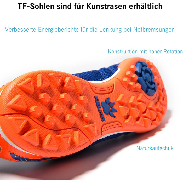 Дитячі футбольні бутси для штучного покриття, тренувальні кросівки для дівчаток та хлопчиків, унісекс, розмір 39 EU, блакитні