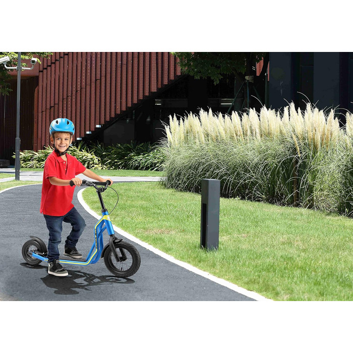 Дитячий самокат STAR SCOOTER 12/10 дюймів, надувні колеса, для міста, від 6 років