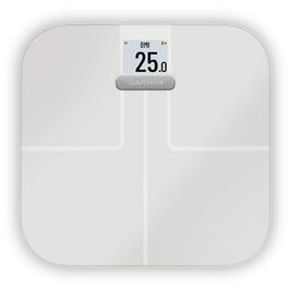 Ваги підлогові розумні Garmin Index S2 White: аналіз ваги, жиру, м'язів, BMI, Wi-Fi, до 16 користувачів