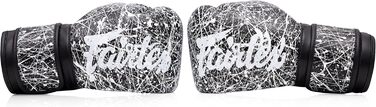 Боксерські рукавички Fairtex BGV14 для Муай Тай та кікбоксингу, тренувальні, 12 oz, чорні/білі, унісекс, для дітей і дорослих