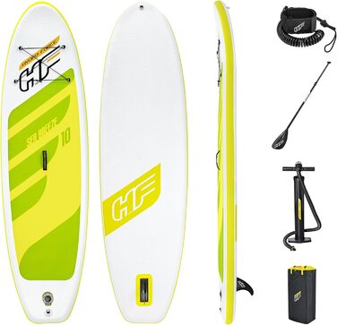 Надувна SUP-дошка Bestway Hydro-Force Sea Breeze 305x84x12 см з веслом, універсальна для водних видів спорту