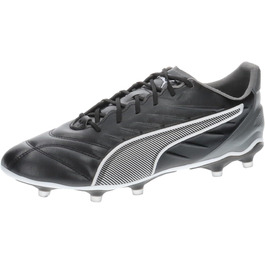 Футбольне взуття PUMA King Pro Fg/Ag, 45 EU, чорний/білий/темно-сірий