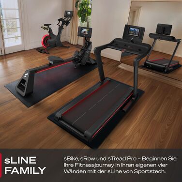 Електровелосипед Sportstech sBike Lite 10.1' з LED-технологією та сенсорним дисплеєм для фітнесу