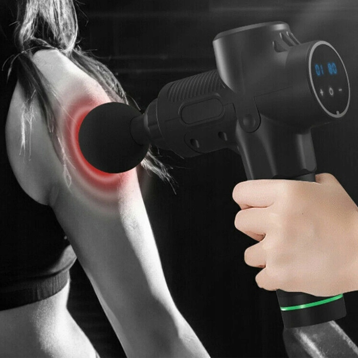 Перкусійний масажер Massage Gun Pro — масажер для спини, стоп та всього тіла
