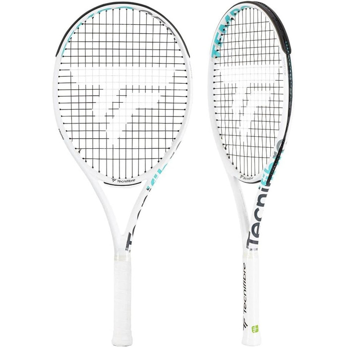 Тенісна ракетка Tecnifibre Tempo 255, 255 г, без струн, біла, розмір ручки 2