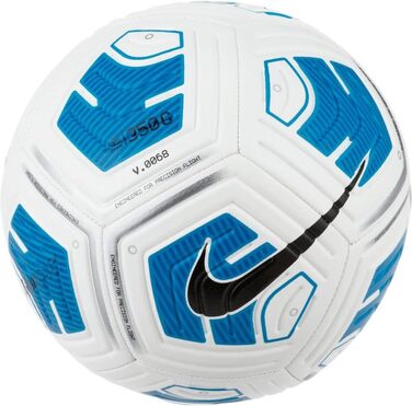 Футбольний м'яч Nike Strike Team, розмір 5, 350 г, біло-синьо-чорний, для дорослих, унісекс