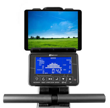 Гребний тренажер Hop-Sport HS-095R Spike сірий