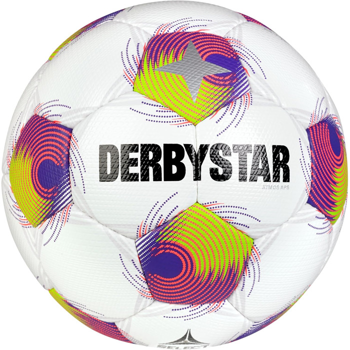 Футбольний м'яч Derbystar Atmos APS v25, офіційний розмір, турнірний, білий