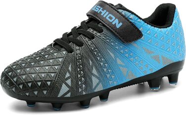 Дитячі футбольні бутси ASHION для футболу та активного відпочинку, розмір 32 EU, блакитно-чорні