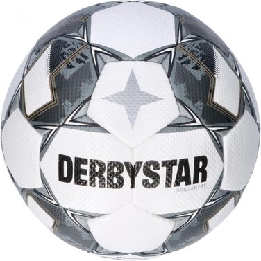 Футбольний м'яч Derbystar Brillant TT v24, біло-сріблястий, розмір 5