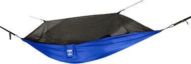Гамак для кемпінгу Oak Creek Outdoor Supply Lost Valley | З москітною сіткою, тентом від дощу, стропами та компресійним мішком | Легкий, портативний, нейлоновий гамак для одного
