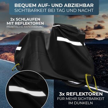 Водонепроникний чохол для велосипеда Xcelenze з відбивачами, міцний та з UV-захистом (XXL, для 2 велосипедів)