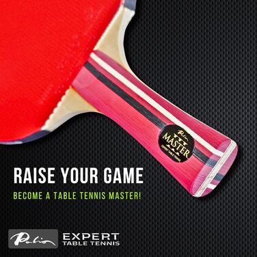 Ракетка для настільного тенісу Palio Master 3.0 (2 шт.) | ITTF, для професіоналів, універсальна (швидкість, обертання, контроль) + кейс