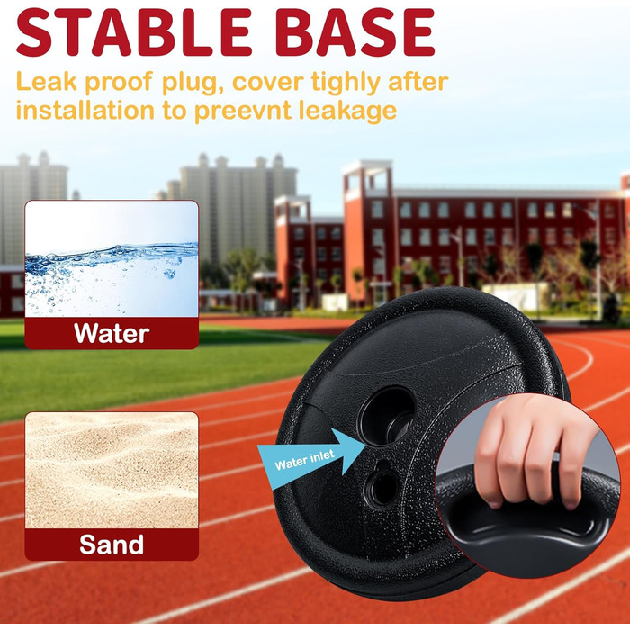 Дитячий баскетбольний кошик для вулиці та дому, регульована висота 50-150 см, комплект з м'ячами та сітками