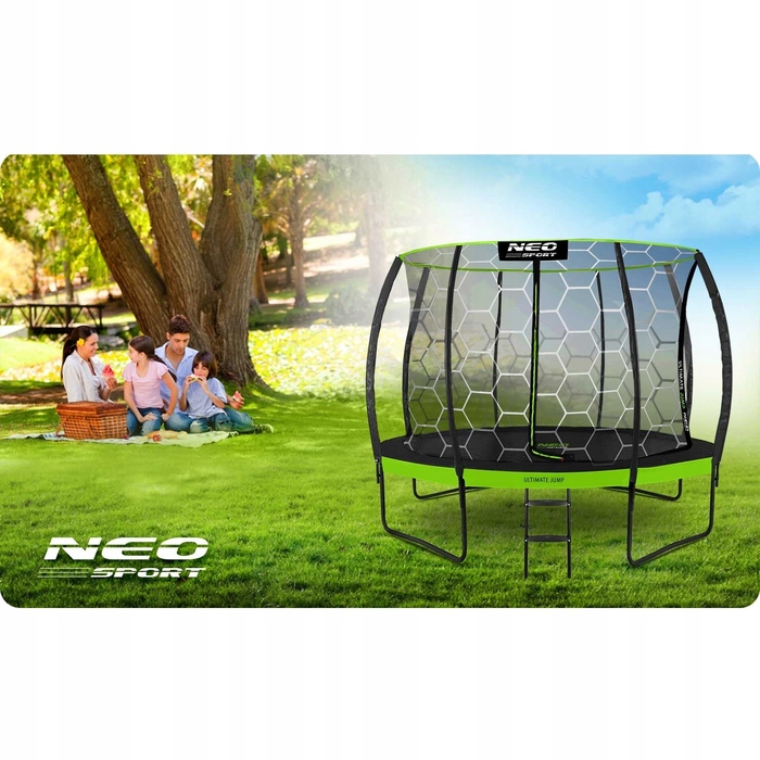 Батут із сіткою NEOSPORTS 312 см FT 10 (304-312 см)