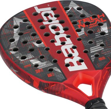 Падельна ракетка Babolat Tech Veron Juan Lebron без струн, червона