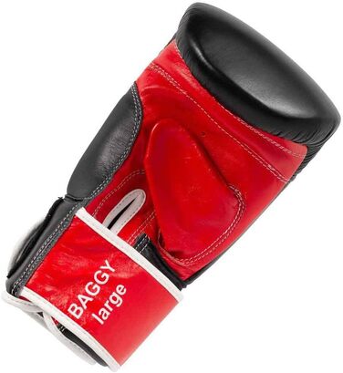 Боксерські рукавички Benlee Rocky Marciano шкіряні, унісекс, чорні/червоні, XL