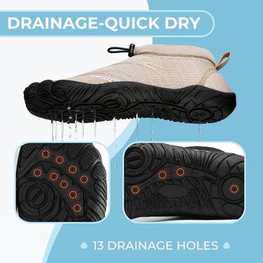 Чоловічі та жіночі аквашузи Mishansha з дихаючої сітки, швидковисихаючі, літні, розмір 36-46, хакі