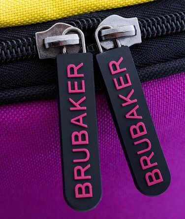 Чохол для лижних черевиків BRUBAKER з кишенею для шолома, рюкзак Superfunction, лімітована серія (фіолетовий, жовтий)