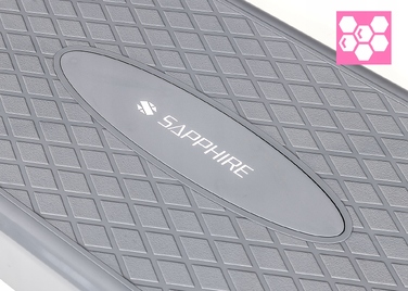 Фітнес-степпер Sapphire з регулюванням висоти, протиковзкий, 68x29 см