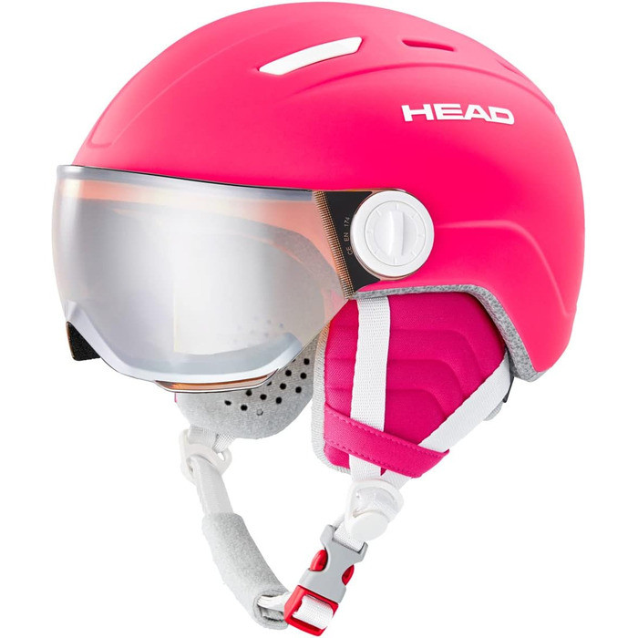 Захисний шолом HEAD Maja Visor рожевий, розмір XXS, для дітей