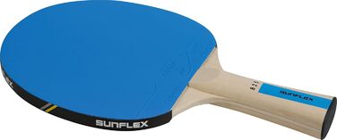 Sunflex Color COMP B25 ракетка для настільного тенісу, ITTF, легка, для початківців, синя накладка, хобі