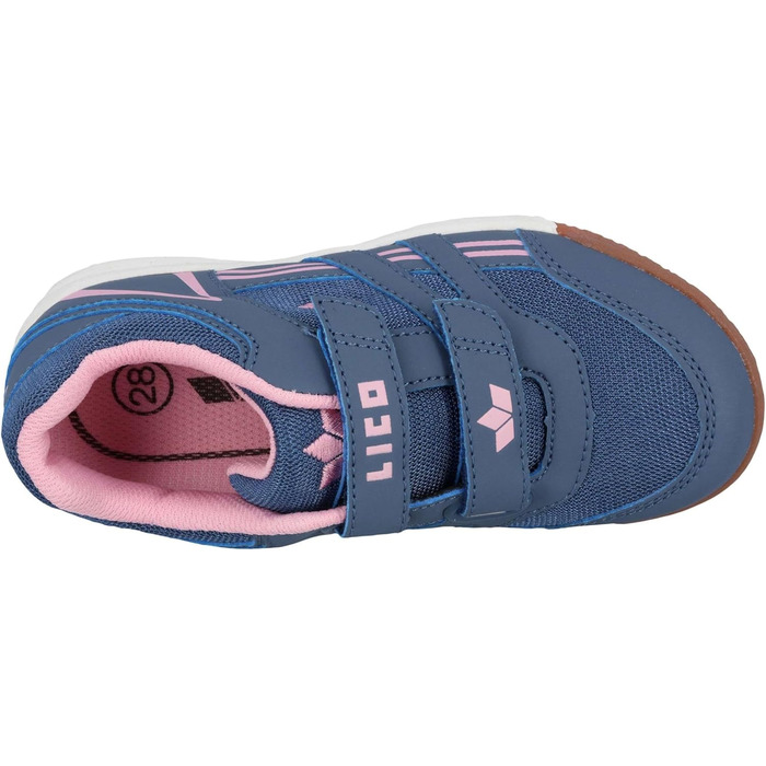 Дитячі спортивні кросівки Lico VMultisport для залу (32 EU, сірий, рожевий)