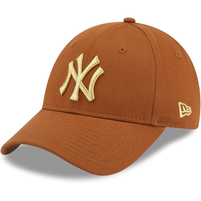 Шапка New Era New York Yankees з помпоном, жіноча, універсальний розмір, коричнева