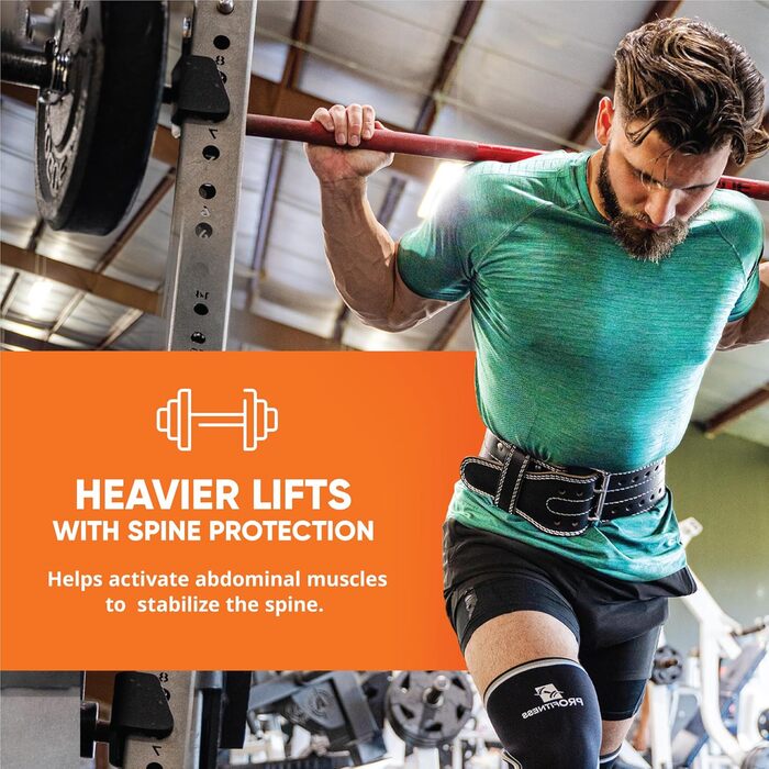 Планка для важкої атлетики (5 мм) – шкіряний пояс для жінок та чоловіків – функціональний пояс для тренувань – фітнес-пояс для важкої атлетики, пауерліфтингу, присідань та станової тяги – регульований чорний / білий M