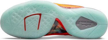 Кросівки баскетбольні Nike Lebron IX для жінок, 37.5 EU, помаранчевий, з відбиваючими елементами