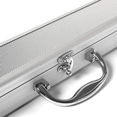 CUESOUL 57' Більярдні киї для снукеру з 3/4 суглобом та міні-подовжувачем для кінчика, в алюмінієвому чохлі Köcher Karella SCC-JXD306