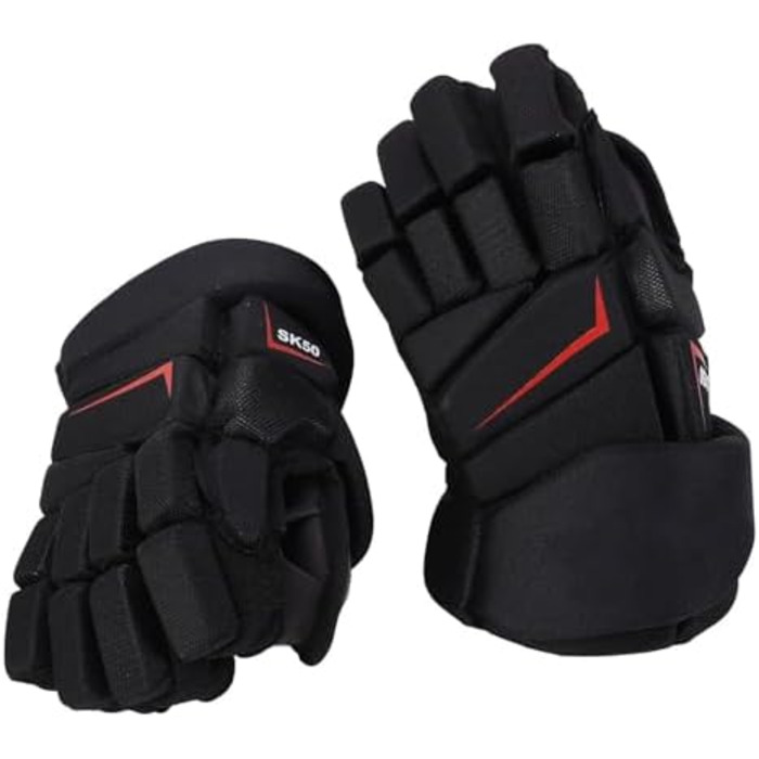 Ківш для хокею VGEBY, 1 пара, дихаючі, з захистом пальців, з нейлону (25.4 см / 10 дюймів)