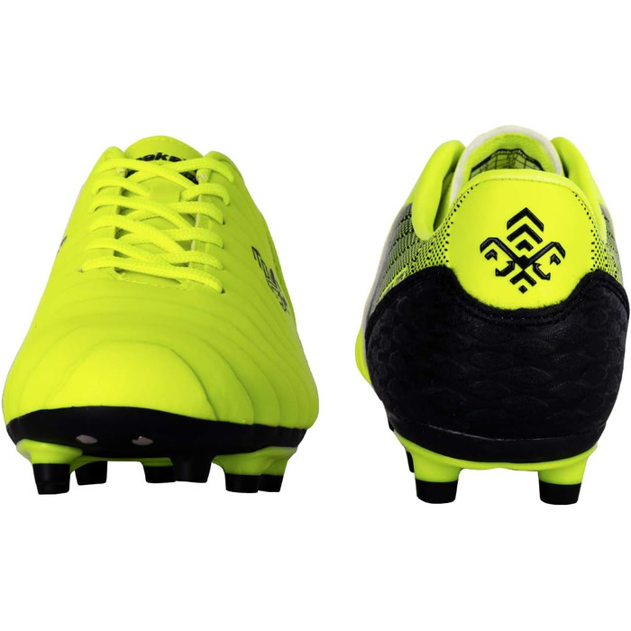 Дитячі футбольні бутси для хлопчиків та дівчаток FG/AG, професійні, для тренувань та гри на природі, унісекс (32 EU, лимонно-жовтий)