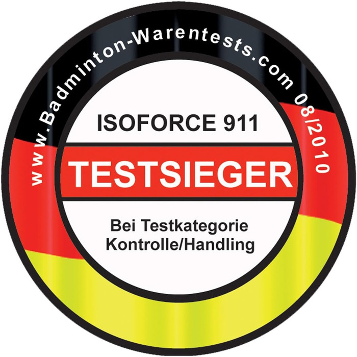 Бадмінтонна ракетка Talbot Torro Isoforce 911.3 C4, чорна/бордова, розмір M