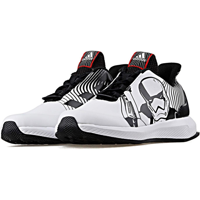 Дитячі кросівки Adidas RapidaRun Star Wars - Червоно-чорні (38 2/3 EU)