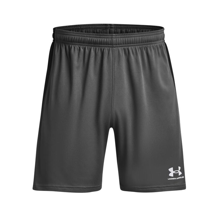Чоловічі спортивні шорти Under Armour Challenger Knit, чорні (Black L Castlerock / White)