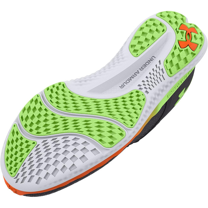 Чоловічі бігові кросівки Under Armour Charged Breeze, 42 EU, сірий Jet Gray/ Quirky Lime