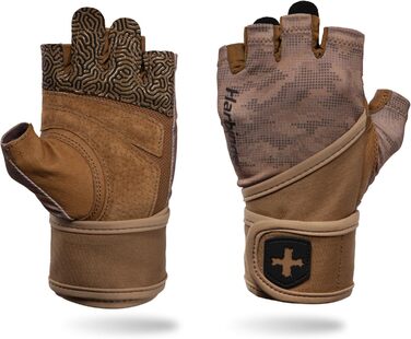 Рукавички для важкої атлетики Harbinger Pro Wristwrap 3.0 (XL, Tan Camo)