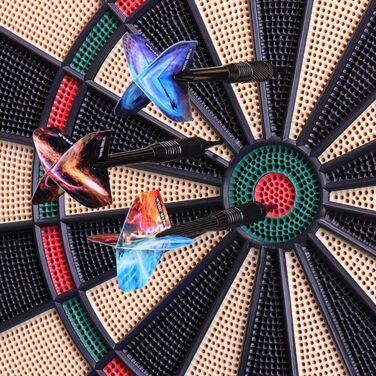 Дарцборд електронний WIN.MAX Profi Set 211 варіантів для 1-16 гравців + 12 дротиків, 12 пір'їв, 100 наконечників, аксесуари