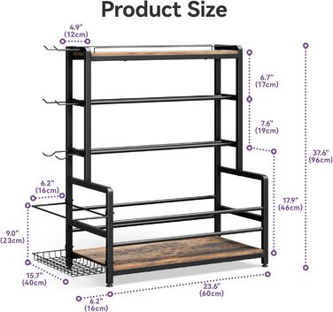 Стійка для гантелей та медичних м'ячів, 3-ярусна, 60x40 см, сталева, 272 кг, з корзиною для килимків та гачками