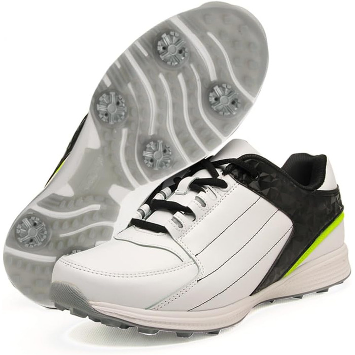 Нековзкі водонепроникні гольф-взуття зі шпильками для жінок та чоловіків (42 EU, Чорний)