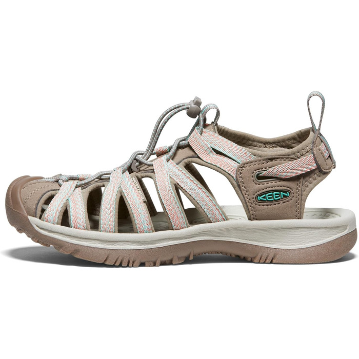 KEEN Whisper Sportsandalen жіночі спортивні сандалі з закритим носком Taupe Coral 40 EU