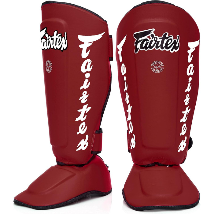 Захист гомілки та стопи Fairtex SP7 для муай-тай, чоловіків, жінок і дітей, знімний, з синтетичної шкіри, легкий і довговічний