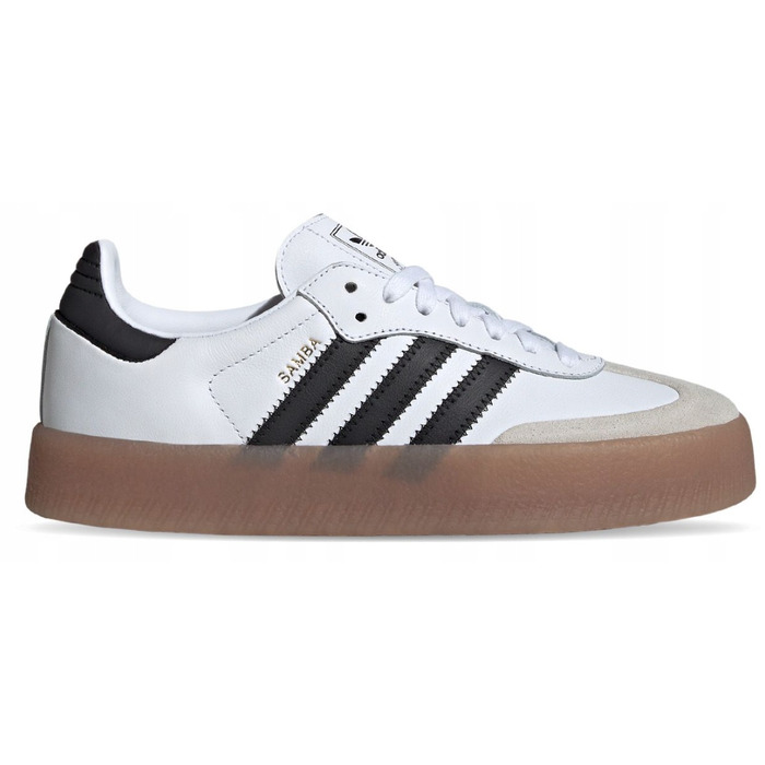Жіночі кросівки adidas Sambae JI1349 білі, шкіряні, 38 2/3