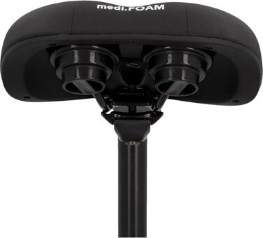 Сідло FISCHER Memory Foam з м'якою вставкою з піни | Зняття тиску | Для міста, трекінгу та MTB