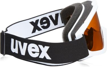 Дитяча лижна маска Uvex Speedy Pro, чорна, лінзи Lasergold, антифог, підвищена контрастність, розширене поле зору
