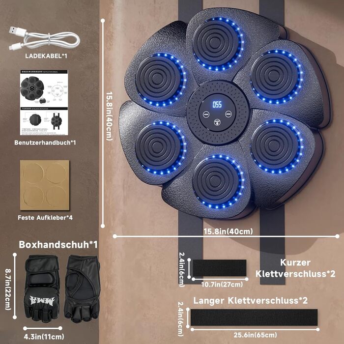 Музична бокс-машина Togieeii з Bluetooth та LED-екраном: бокс для дорослих та дітей