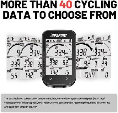 Велокомп'ютер GPS iGPSPORT BSC100S, 2,6