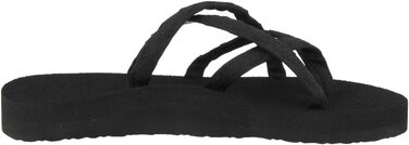 Жіночі шльопанці Teva Olowahu, розмір 40 EU, чорний, мікс матеріалів